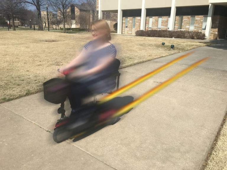 TU student pulled over by Campo for speeding on wheelchair