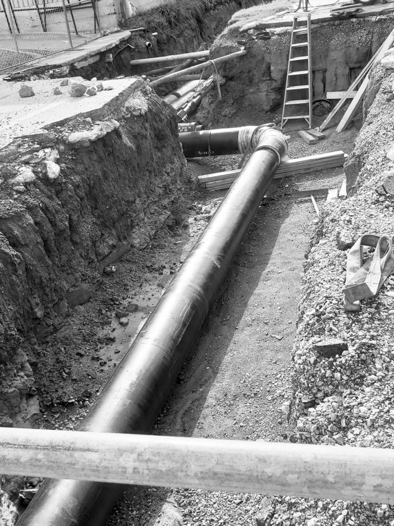 Holes appear around TU amid construction