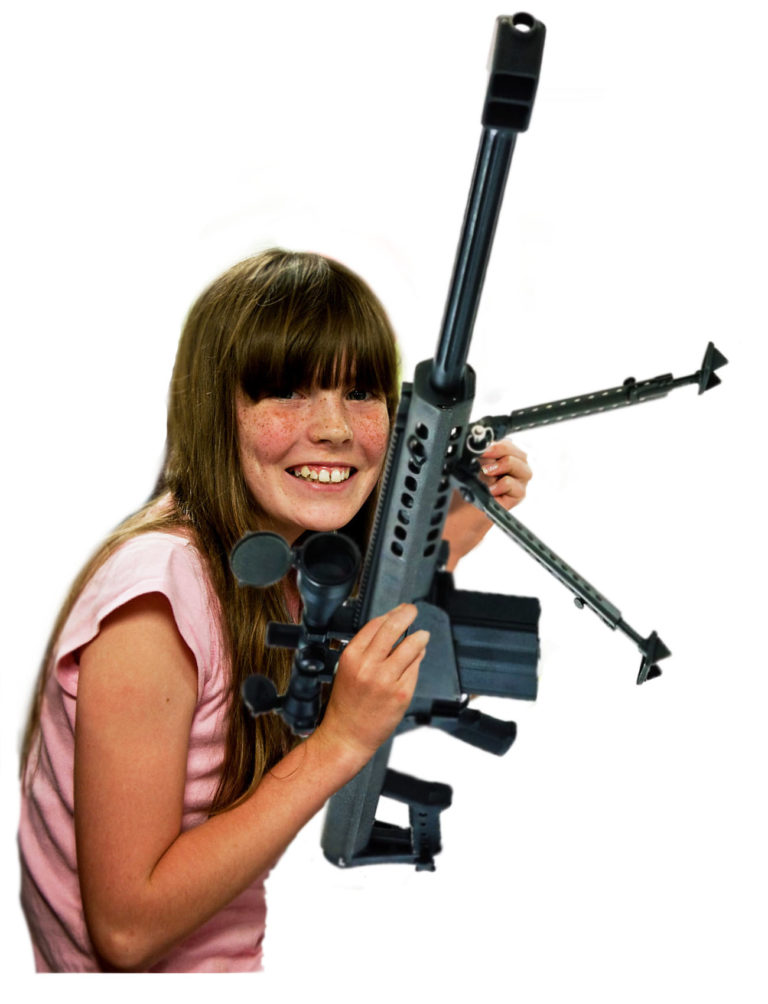 Lawn company hands out free .50Cal rifle with every cleared gutter