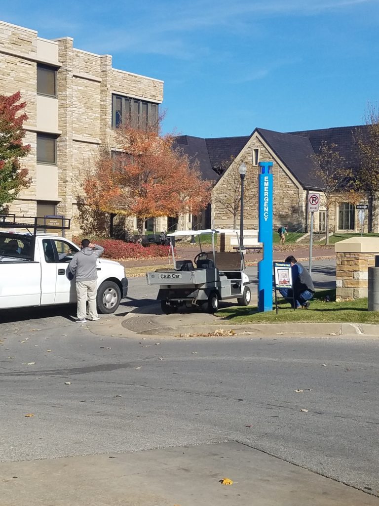 Broken blue phones back in action on campus