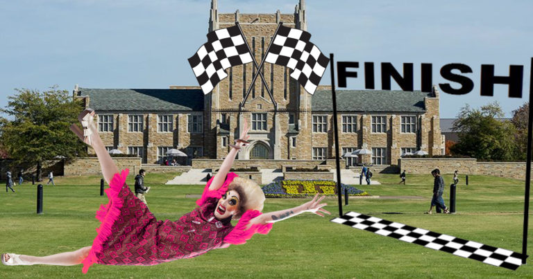 Drag race protest tries to sway campus minds