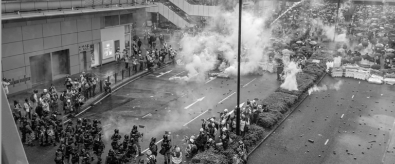 Hong-Kong protests against governmental authoritarianism