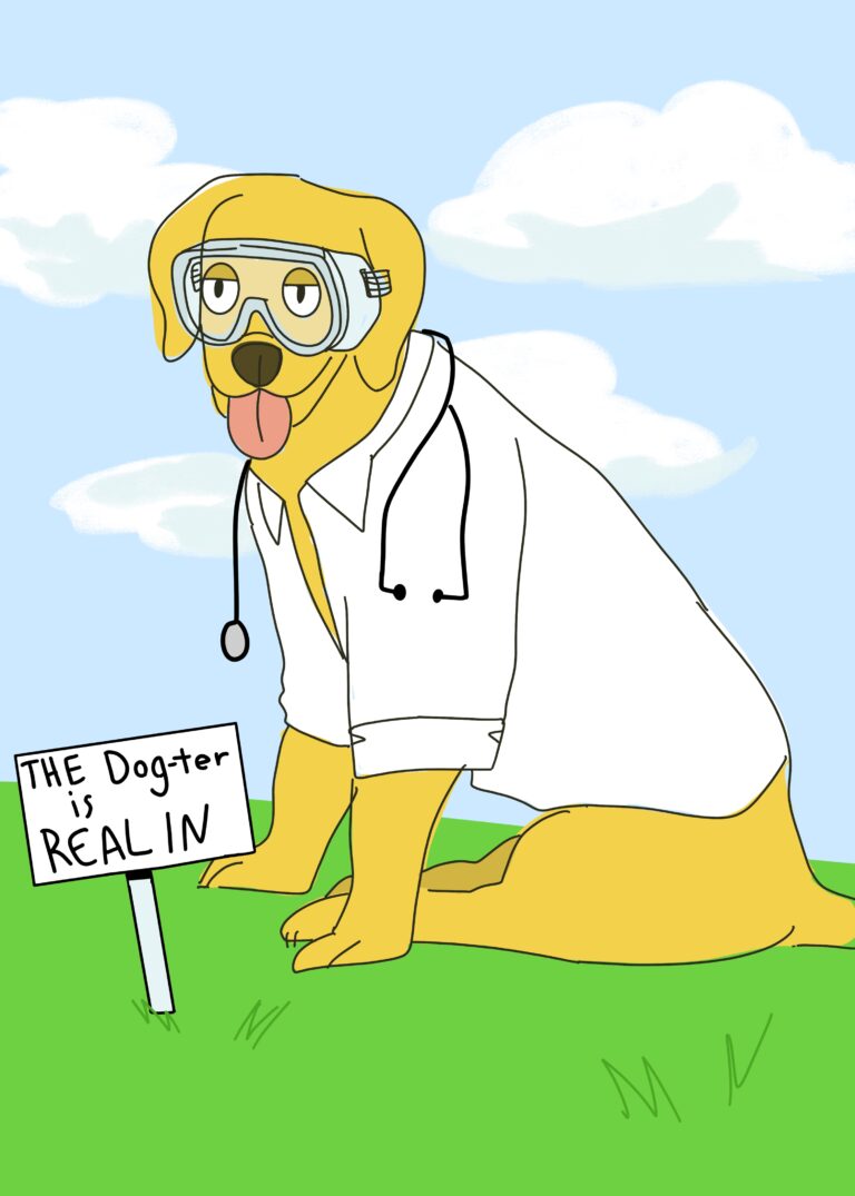 Goldie trained to detect COVID