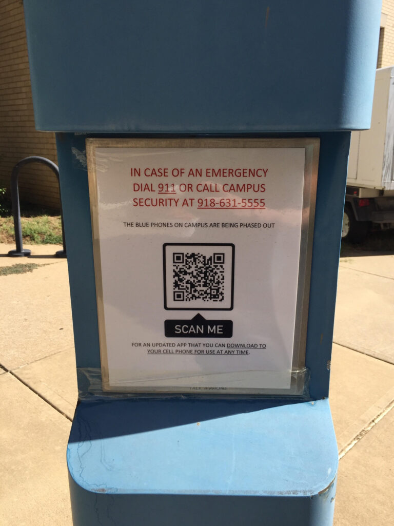 Students respond to Blue Light pole removal