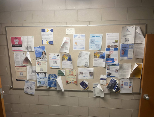 Physical vs. digital promotional material on campus